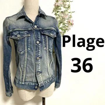 plage 플라주 스트레치 데님 자켓 36