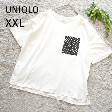 유니클로 스칸디나비안 콜라보 티셔츠 화이트 2XL 4524