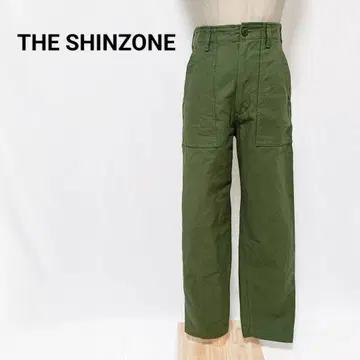 THE SHINZONE 더 신존 베이커 팬츠 카키 코튼 32