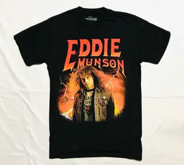 기묘한 이야기 EDDIE 티셔츠 XS STRANGER THINGS
