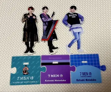 7 MEN 사무라이 도서 카즈키 아키라 아크릴 스탠드 3종 세트