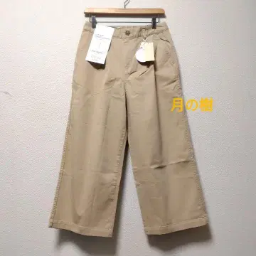 스튜디오 클립 와이드 치노 팬츠 크롭 팬츠 베이지