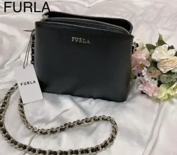 훌라 블랙 FURLA 숄더백 테사 체인 크로스 바디