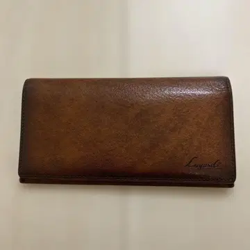 라거 브라운 가죽 장지갑