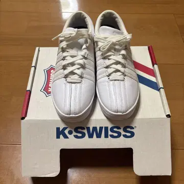K-SWISS 화이트 스니커즈 26cm