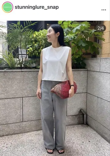 스터닝 루어 스윔 저리 크롭 탱크 네이비 M