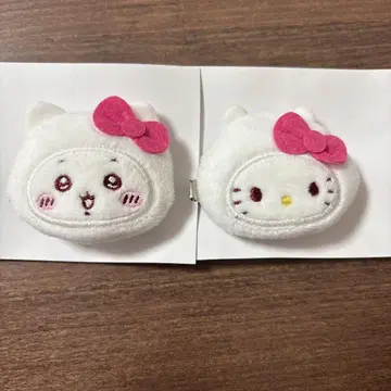 치이카와 산리오 시크릿 헤어 클립 키티, 2개 세트
