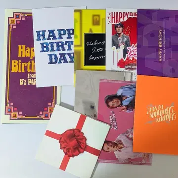 B'z 그리팅 카드 정리 생일 더위 편지 크리스마스