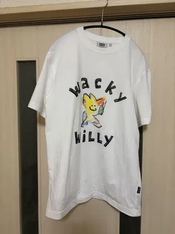 WACKY WILLY 화이트 티셔츠 S 사이즈