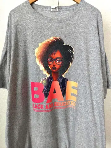 해외 아트 티셔츠 BAE BLACK AND EDUCATED 3XL