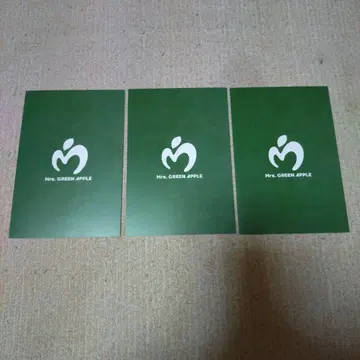 Mrs.GREEN APPLE 엽서 3장 세트