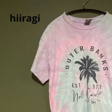 OUTER BANKS 타이다이 패턴 티셔츠 구제 의류