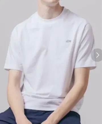 LACOSTE 라코스테 화이트 악어 티셔츠