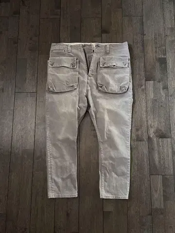 W34 네이탈 디자인 G55 사루엘 데님 팬츠 그레이