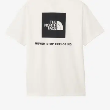 노스페이스 화이트 티셔츠