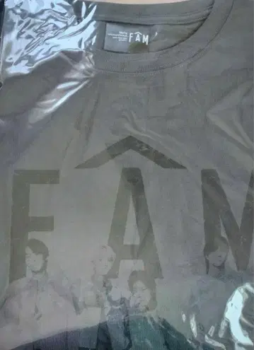 timelesz FAM 티셔츠 차콜 그레이