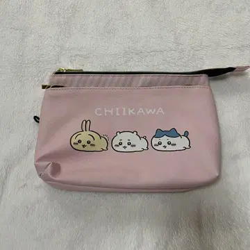 치이카와 시마무라 더블 지퍼 파우치 치이카와&하치와레&토끼
