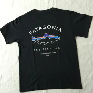 파타고니아/Patagonia 티셔츠 반팔 남성용 셔츠 M 사이즈 BK
