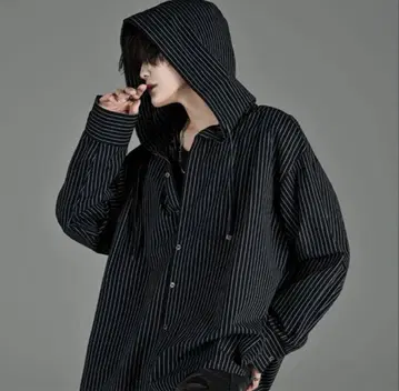 ADRER 오버 사이즈 셔츠 파커 S