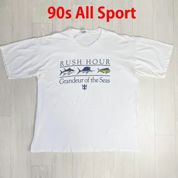 90년대 멕시코제 All Sport 싱글 스티치 티셔츠 2XL