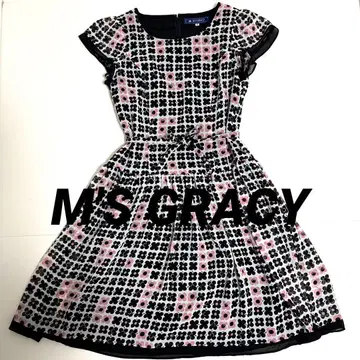 M'S GRACY Flower Chiffon Dress 미니 꽃무늬 쉬폰