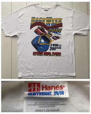새상품급 00s Y2K DAYTONA RACING 레이싱 티셔츠 XL