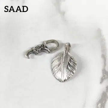 SAAD/실버 넥리스 탑/이글/리프/실버 925/익명 배송