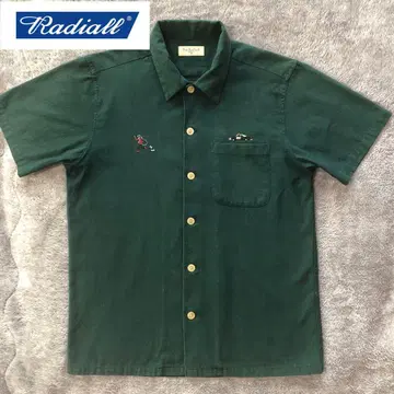 RADIALL 라디얼 자수 반팔 셔츠 S 사이즈