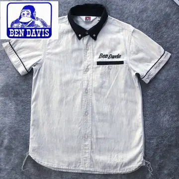 BEN DAVIS 벤 데이비스 자수 반팔 셔츠 S 사이즈