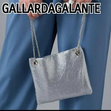 GALLARDAGALANTE 메탈 숄더백 실버 2way