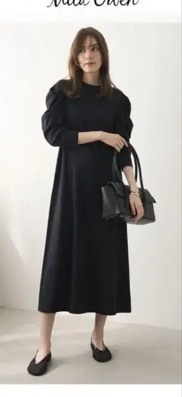 Mila Owen 블랙 롱 원피스