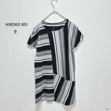 히로코비스 | 튜닉 원피스 [9] 크레이지 스트라이프 프렌치 슬리브