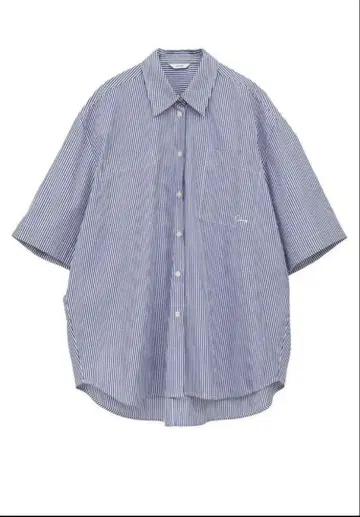 CLANE HALF SLEEVE HUGE SHIRTS 스트라이프 셔츠