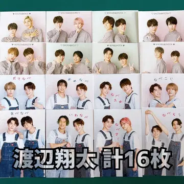 와타나베 쇼타 WiNK UP 2샷 카드 골판지 총 16장