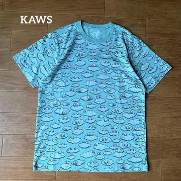 레어 KAWS 초기 UT 올 패턴 싱글 스티치 티셔츠 M 사이즈