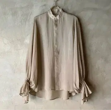 스즈키 타카유키 bishop-sleeve blouse