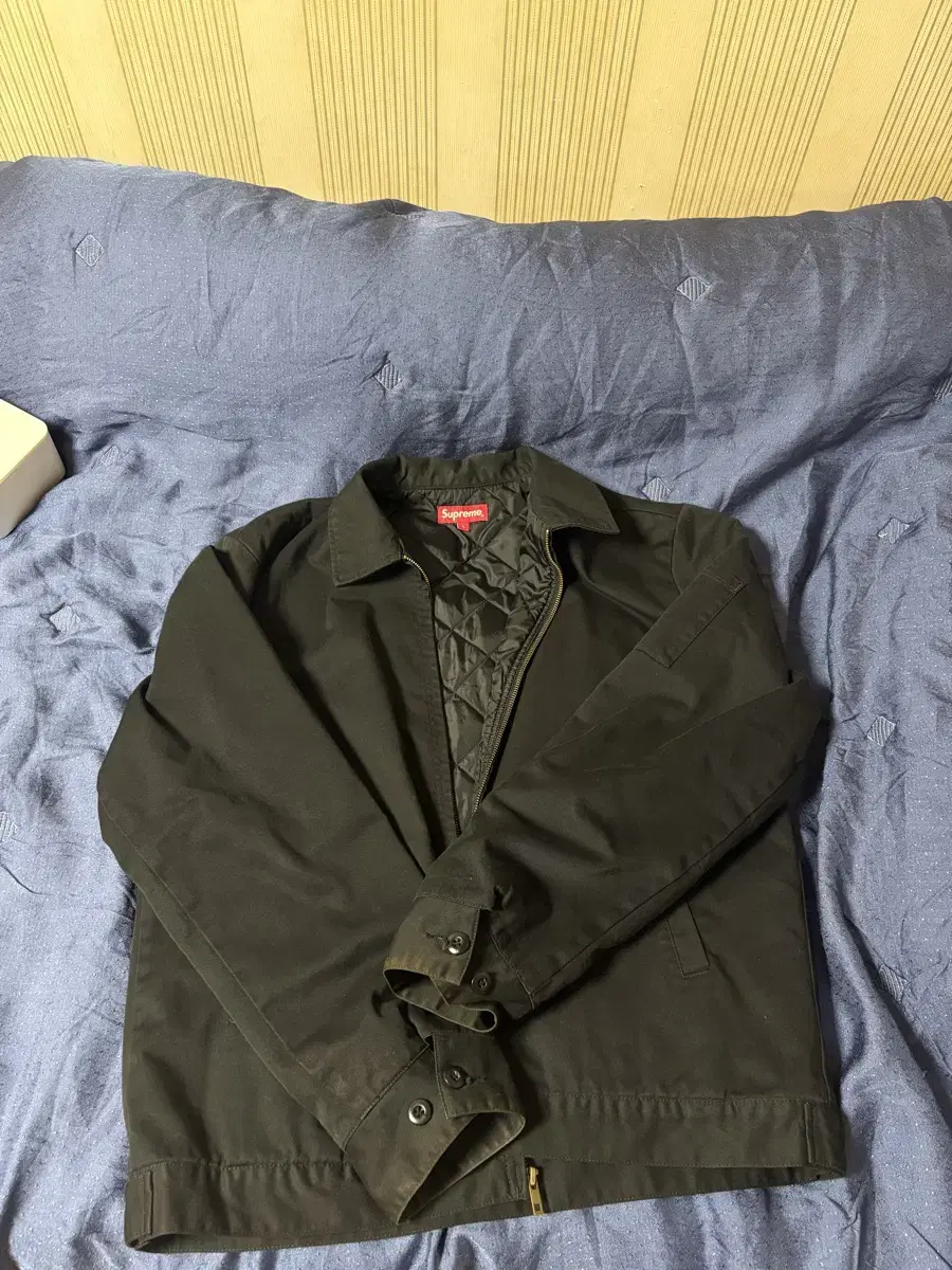 Supreme Cop Car Work Jacket Black L
