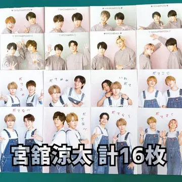 미야타테 료타 WiNK UP 2샷 카드 골판지 총 16장