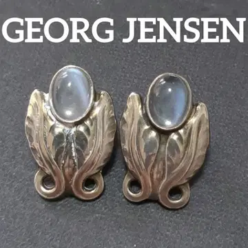 GEORG JENSEN 귀찌 108 문스톤 실버 925