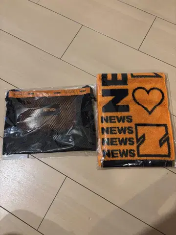 NEWS 머플러 타월과 사코슈 세트