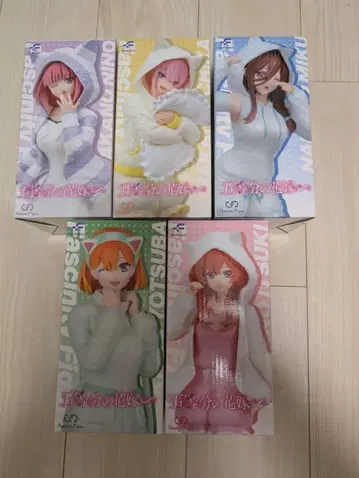 5등분의 신부 Fascinity Figure 고양이 귀 후드티 세트