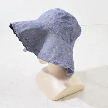 포그 린넨 워크 포그린워크 린넨 100% 와이드 챙 린넨 모자