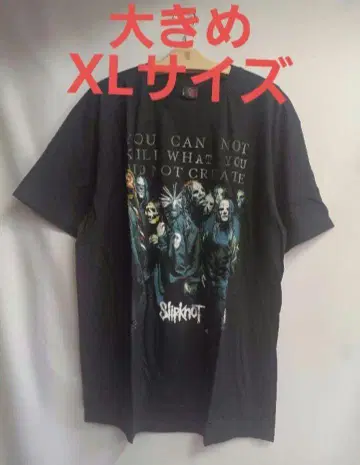 밴딩 티셔츠 SlipknoT 슬립낫 XL 사이즈 (3L 정도)