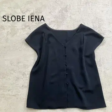 SLOBE IENA 슬로브 이에나 2Way 블라우스 네이비 36