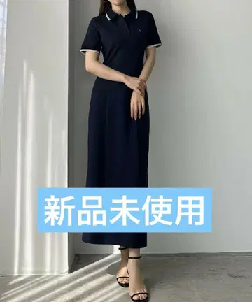 Louere 폴로 원피스 B 네이비 M 사이즈
