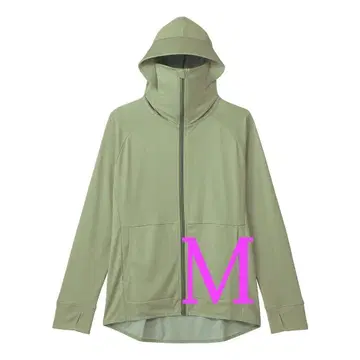 워크맨 쿨 UV 선쉐이드 후드티 M 새상품 세이지