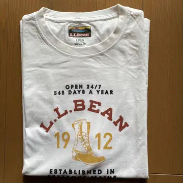 티셔츠 LL.Bean L 화이트 컬러