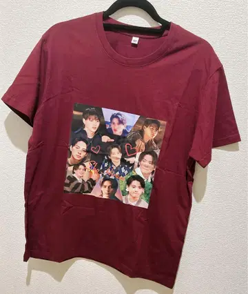 와인 레드 티셔츠 히라노 쇼 2XL