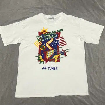 YONEX 요넥스 90's USA제 싱글 스티치 티셔츠 풀 L