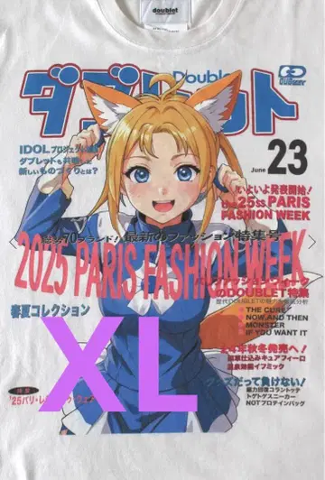 doublet 더블렛 ANIME PRINT T-SHIRT FOX